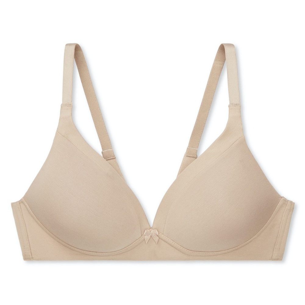 NWOT Warners Bras: WHITE Invisible Bliss Wire Free Bra RN0141A